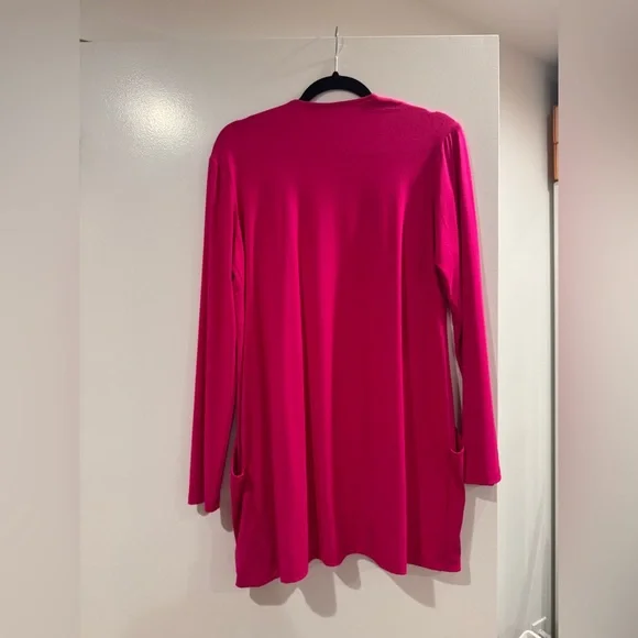 Miik Chic Magenta Open Front Cardigan - Picture 2 of 3
